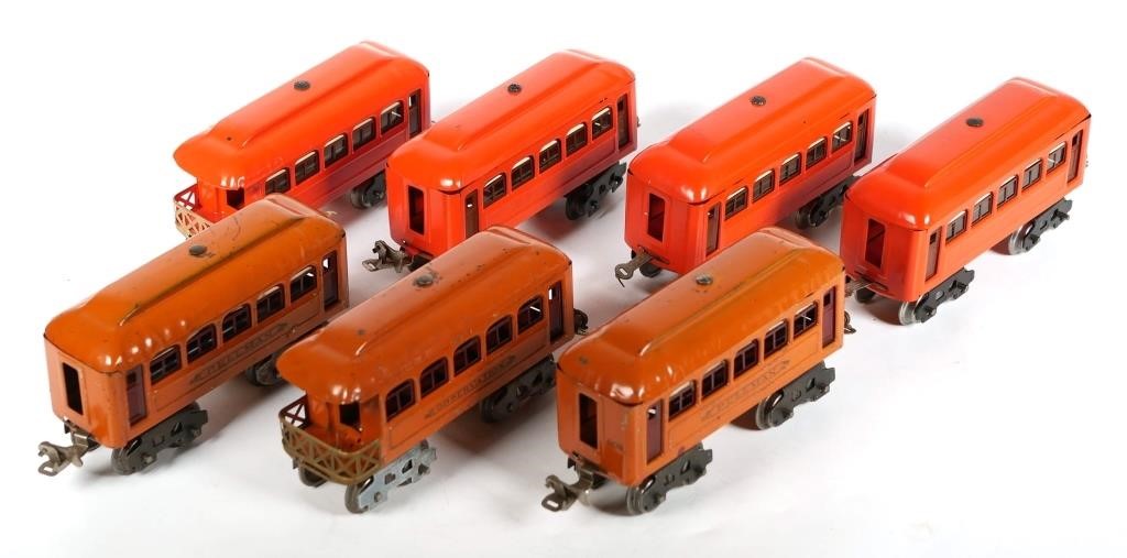 LIONEL PREWAR TRAIN CARS 603, 604Seven