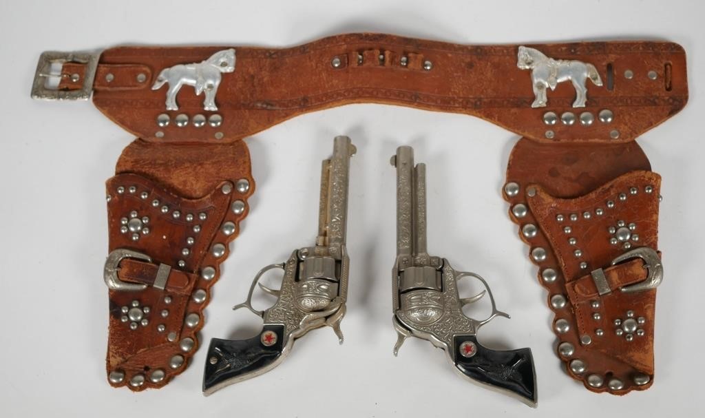 HUBLEY VINTAGE CAP GUNS IN KEYSTONE