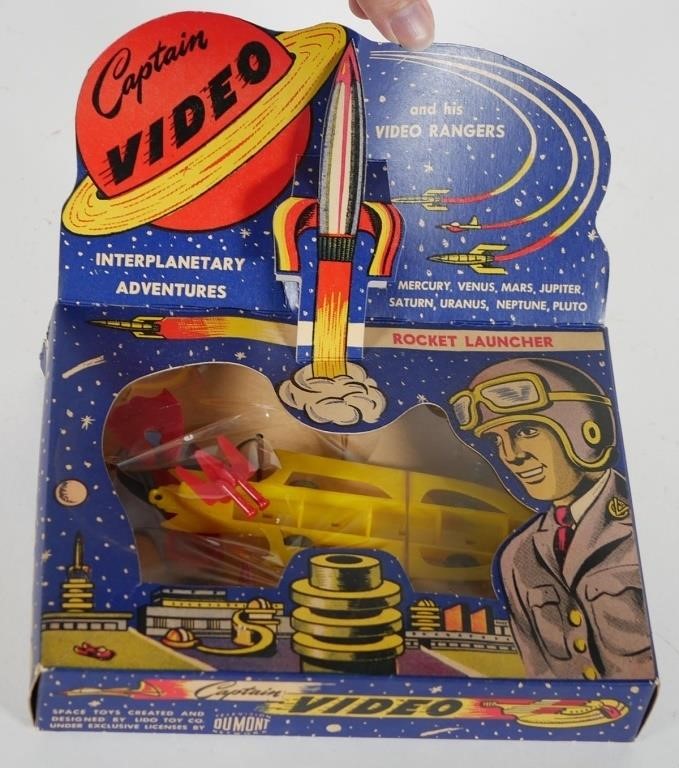VINTAGE CAPTAIN VIDEO AND RANGERS TOYCaptain