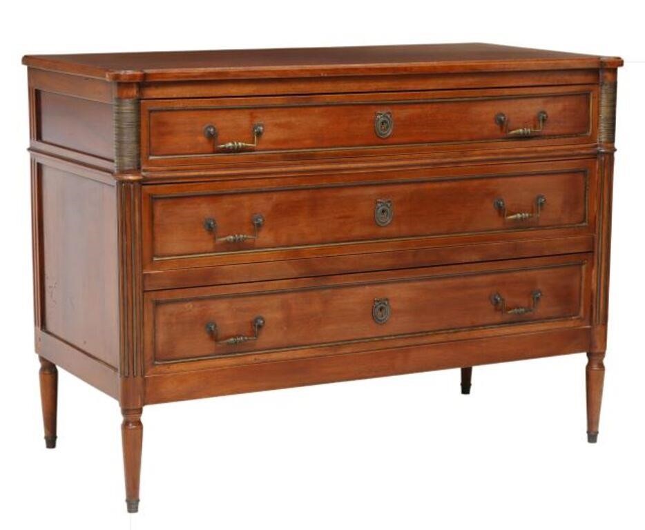 FRENCH LOUIS XVI STYLE THREE DRAWER