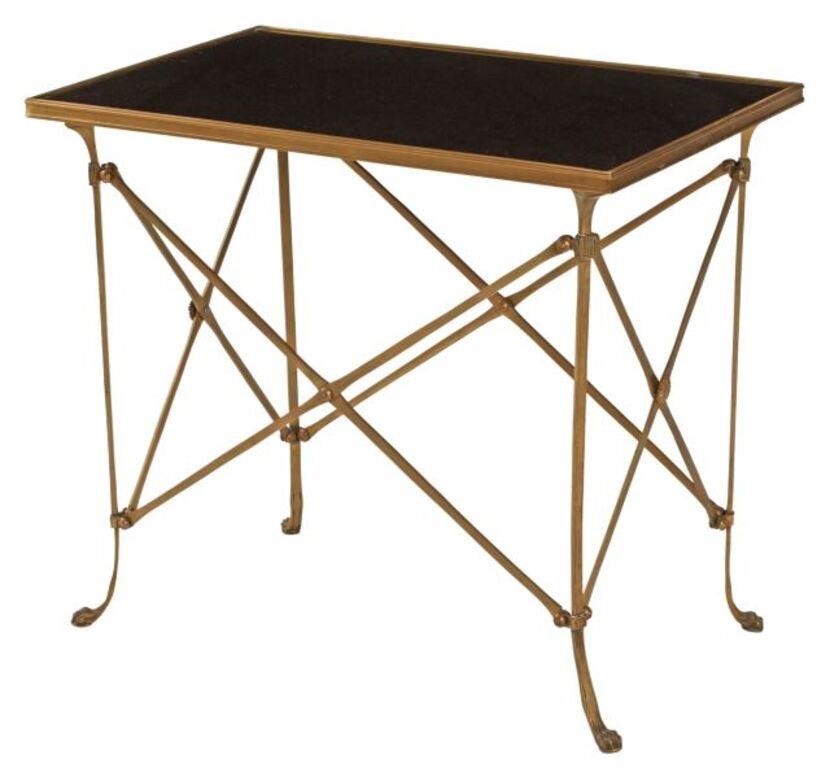 NEOCLASSICAL STYLE MARBLE-TOP BRONZE