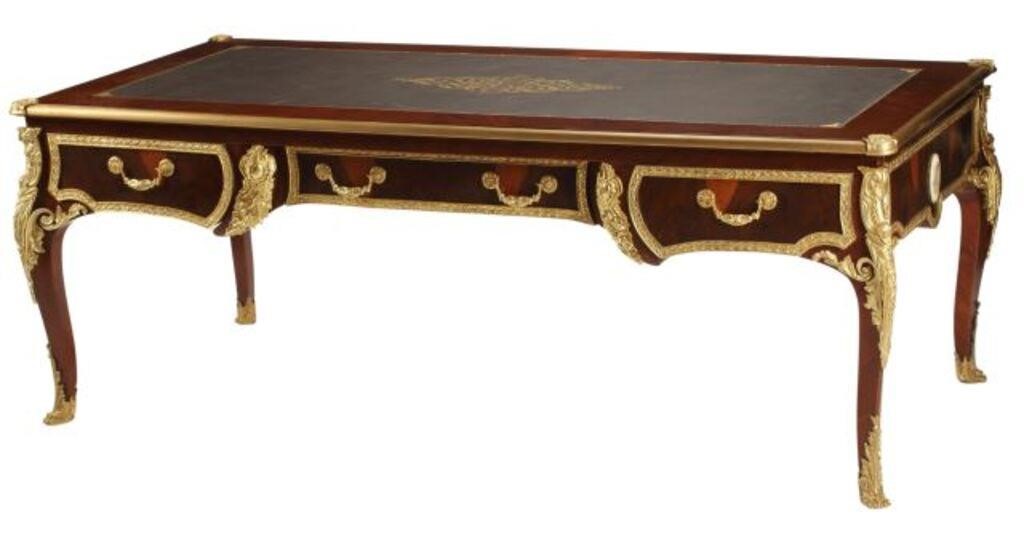 LOUIS XV STYLE ORMOLU MOUNTED BUREAU 2d6b04