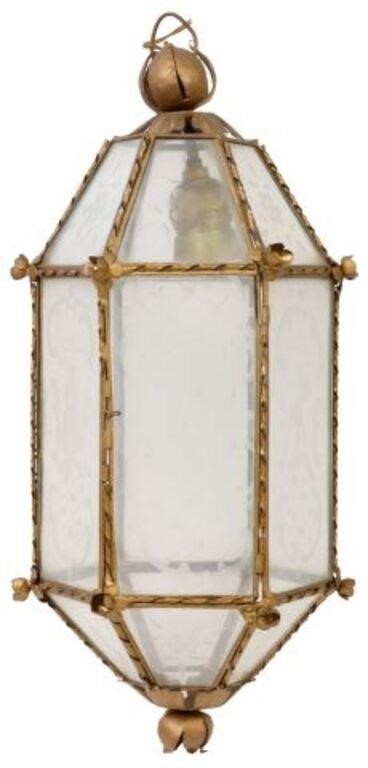 ITALIAN GILT METAL FROSTED GLASS 2d6bac