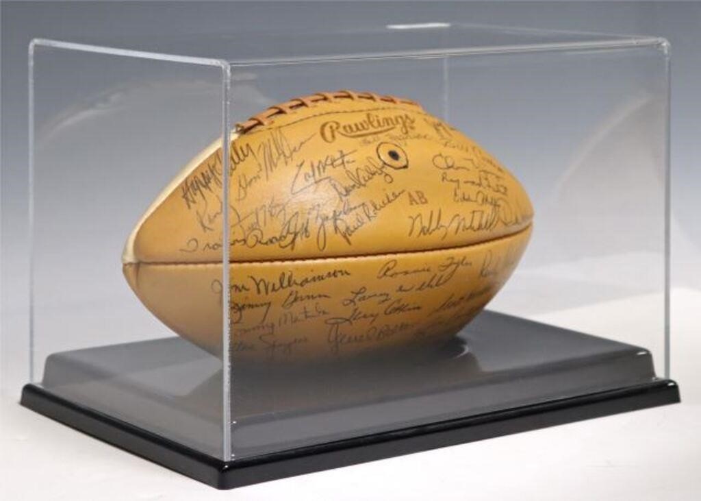 U OF TEXAS FOOTBALL TEAM SIGNED 2d6c05