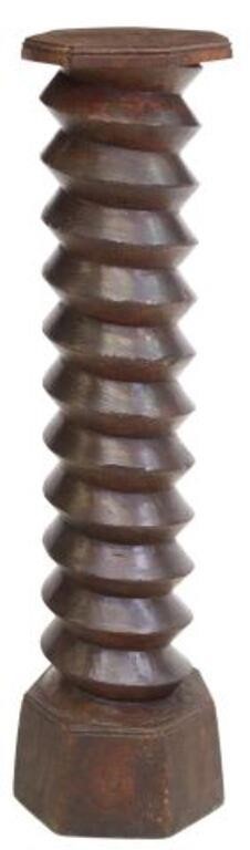 FRENCH ARCHITECTURAL GRAPE PRESS SCREW