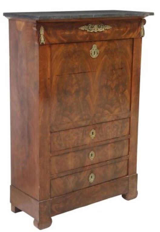 FRENCH EMPIRE STYLE MAHOGANY SECRETAIRE 2d6c3f