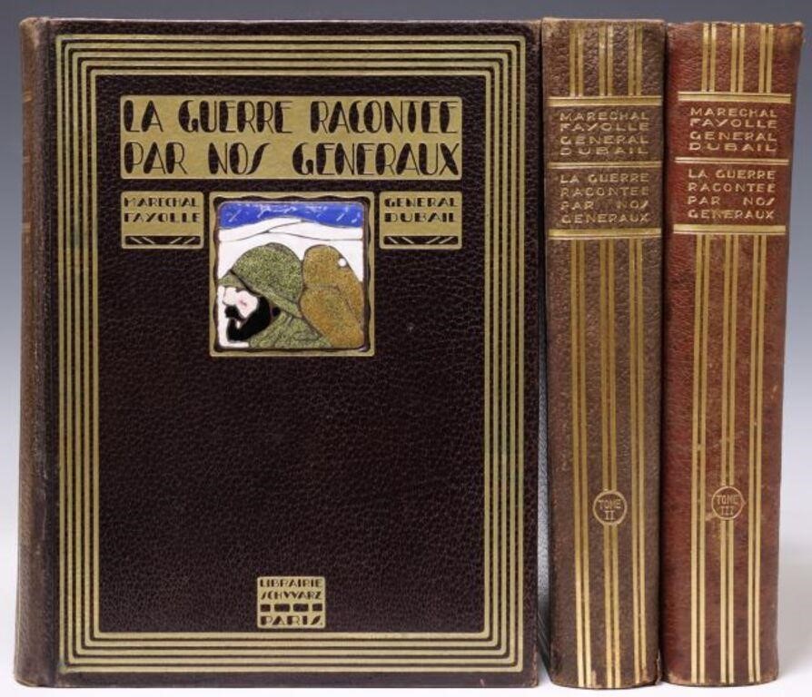 (3) BOOKS: LA GUERRE RACONTEE PAR