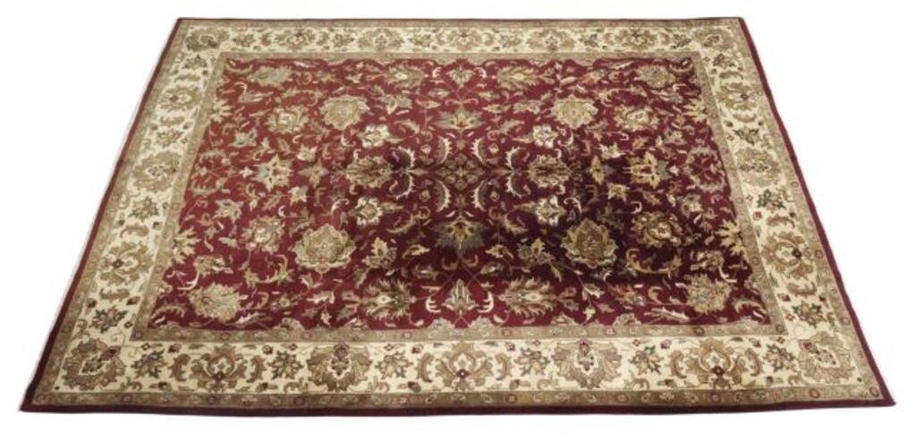 HAND-TIED JAIPUR RUG, INDIA, 11'9"