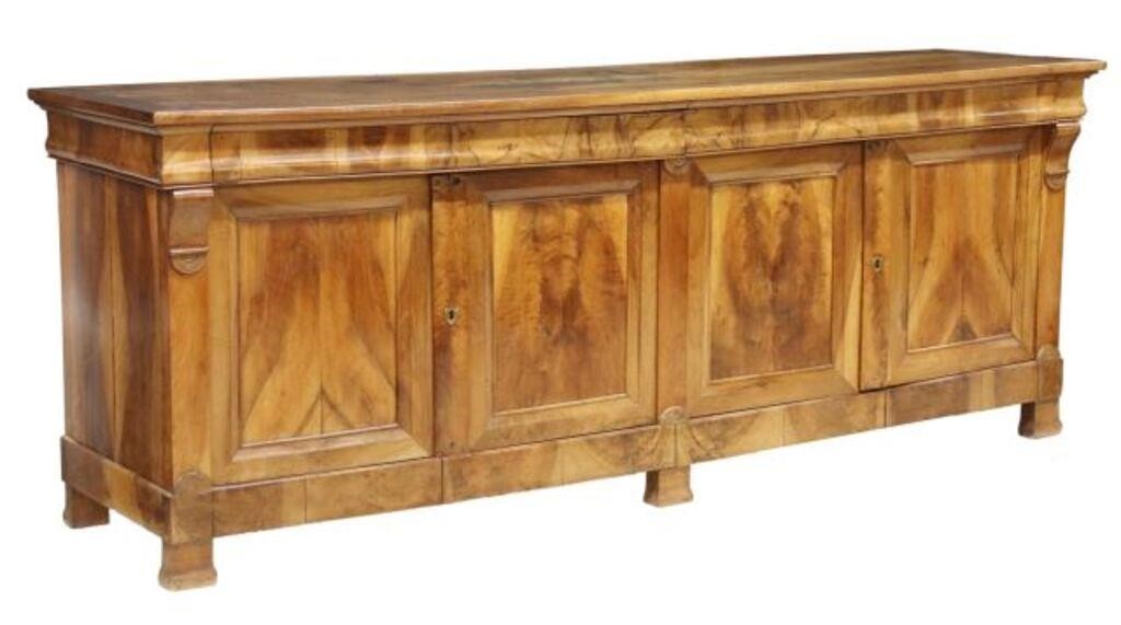 LARGE FRENCH LOUIS PHILIPPE WALNUT