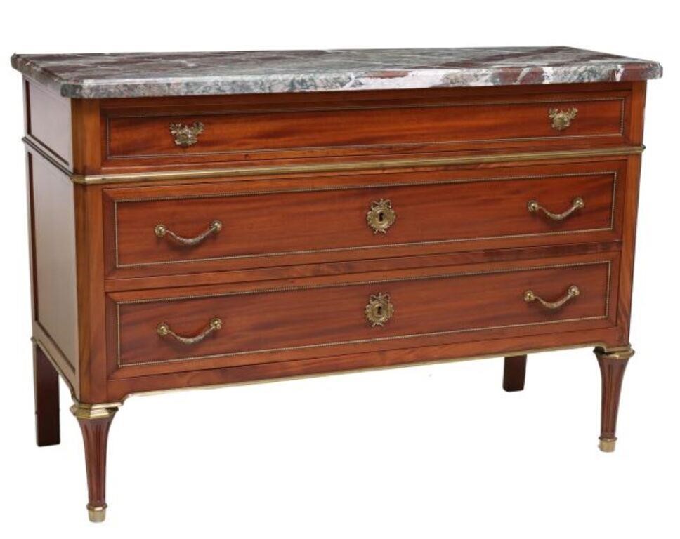 FRENCH LOUIS XVI STYLE MAHOGANY