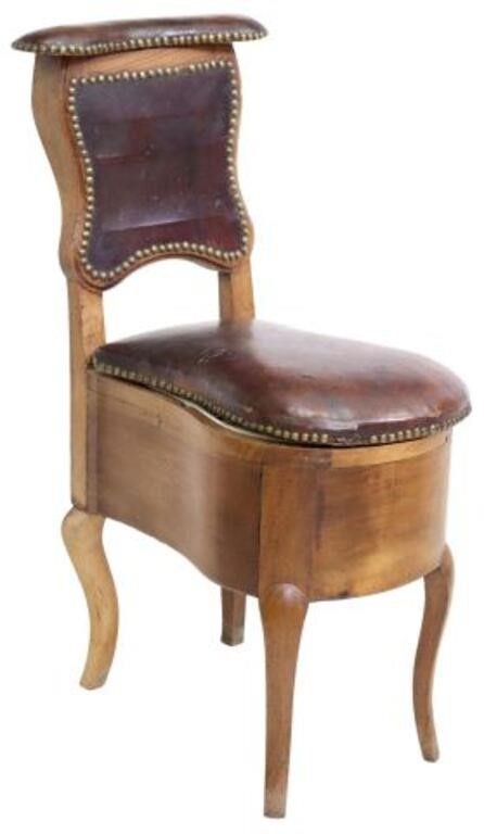 FRENCH LOUIS XV STYLE BIDET CHAIRFrench 2d6ceb