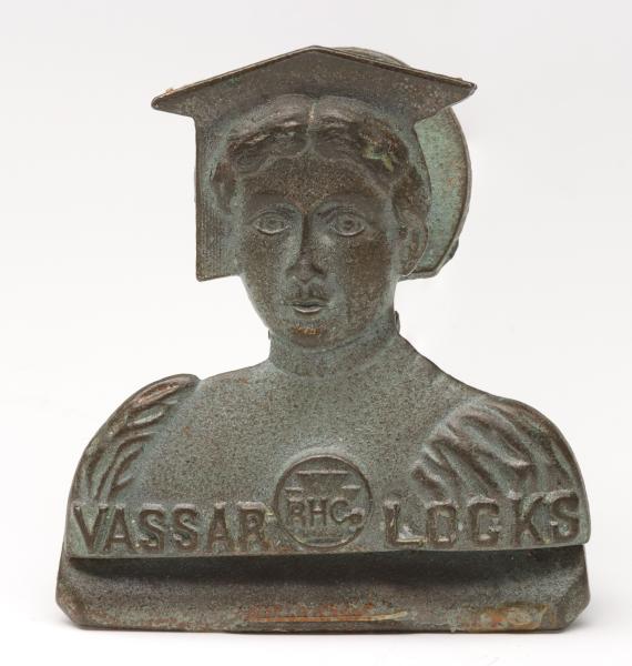 A VASSAR LOCKS FIGURAL PATINATED