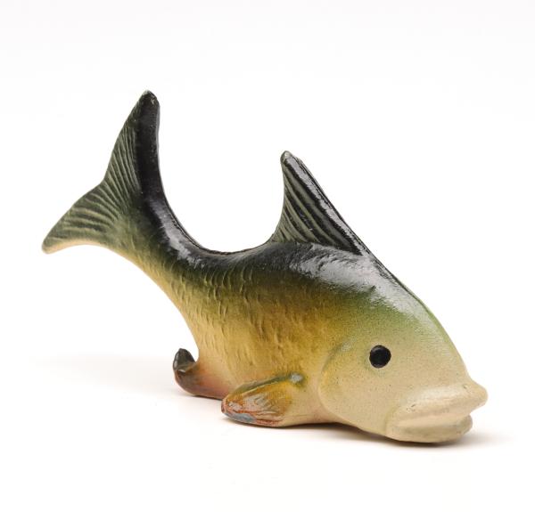 A VERY NICE FISH FIGURAL CAST IRON