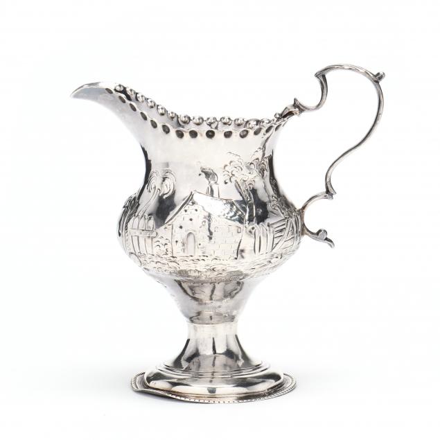 GEORGE III SILVER REPOUSSE SCENIC