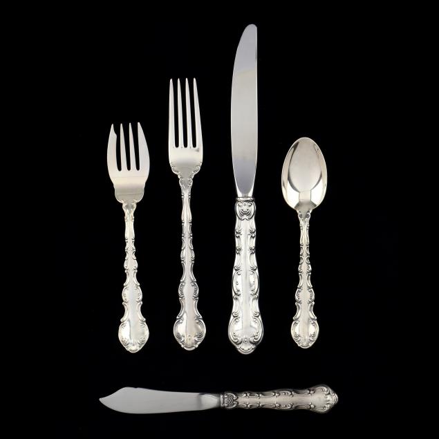 GORHAM STRASBOURG STERLING SILVER FLATWARE