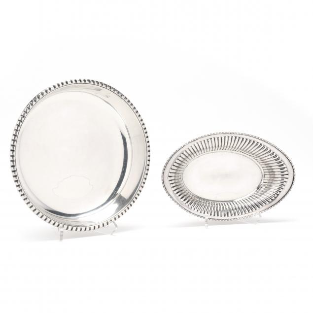 TWO AMERICAN STERLING SILVER DISHES 2d7005