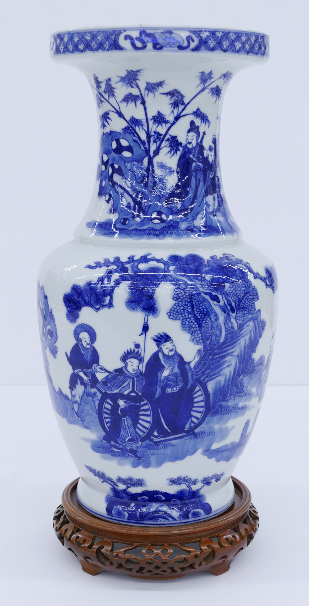 Chinese Qing Blue and White Baluster 2d7312