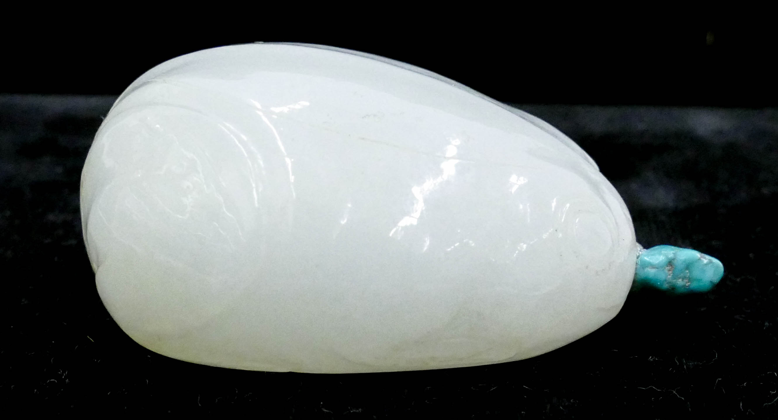 Chinese Qing White Jade Frog Snuff 2d733c