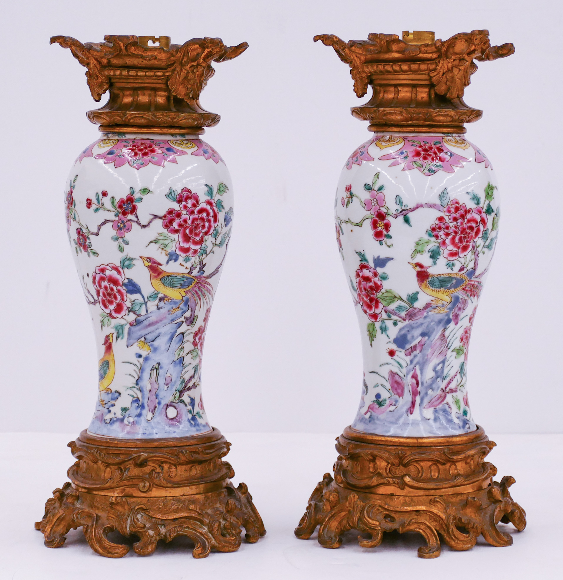 Pair French Ormolu Mounted Chinese 2d737b