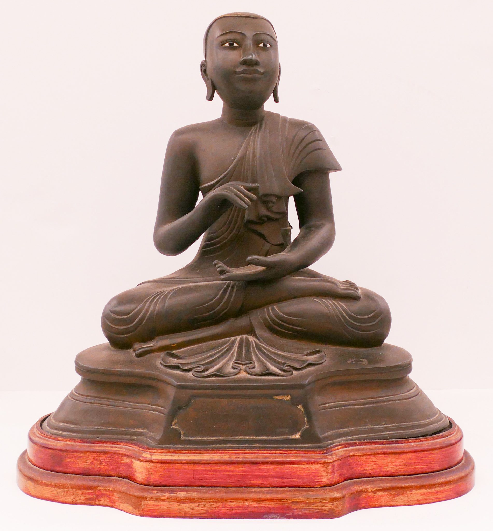 Burmese 19th Cent. Seated Monk