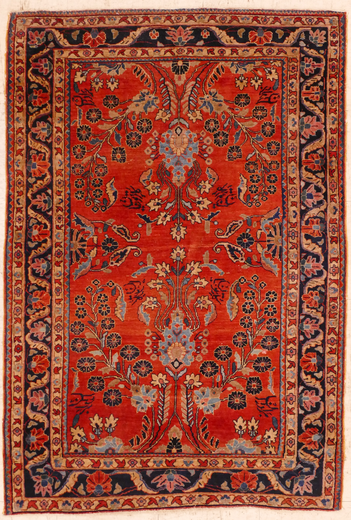 Antique Persian Sarouk Oriental 2d75e7