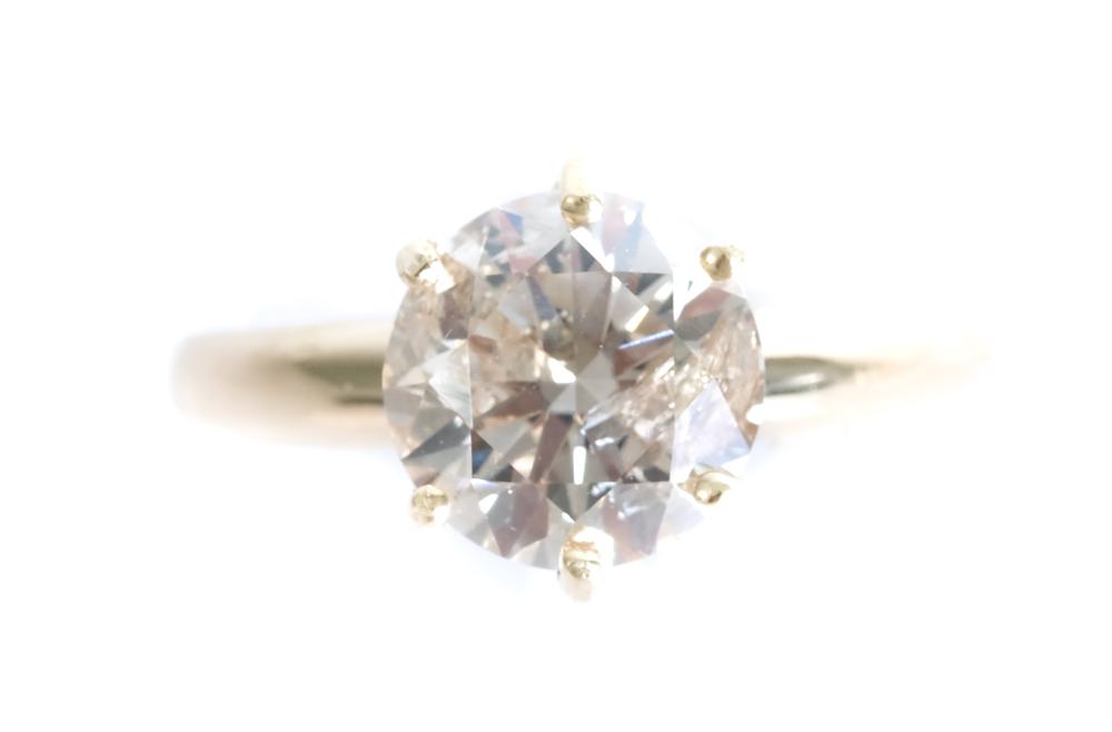 14K YELLOW GOLD 1.50 CT SOLITAIRE