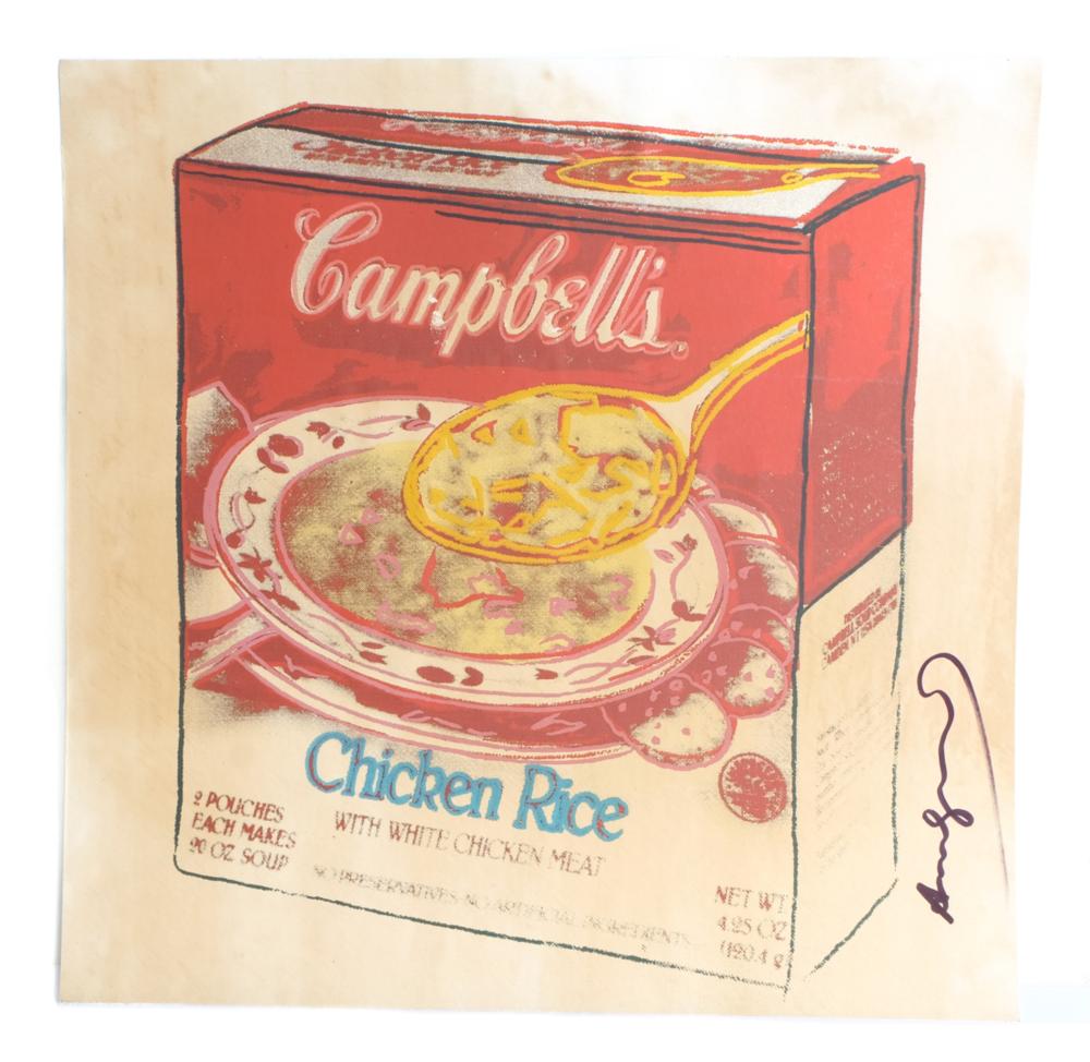 ANDY WARHOL CAMPBELL S SOUP BOX  2d5322