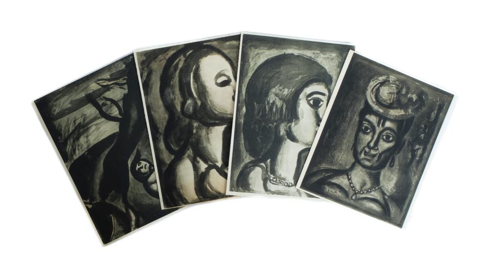GEORGES ROUAULT 4 AQUATINTS FROM 2d532a