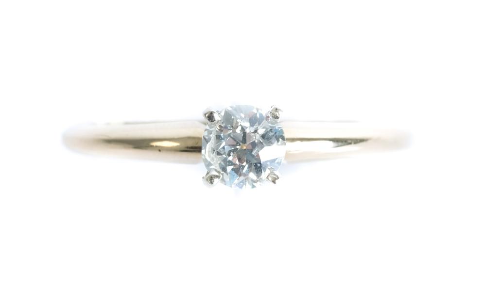 14K YELLOW GOLD .50CT DIAMOND SOLITAIRE