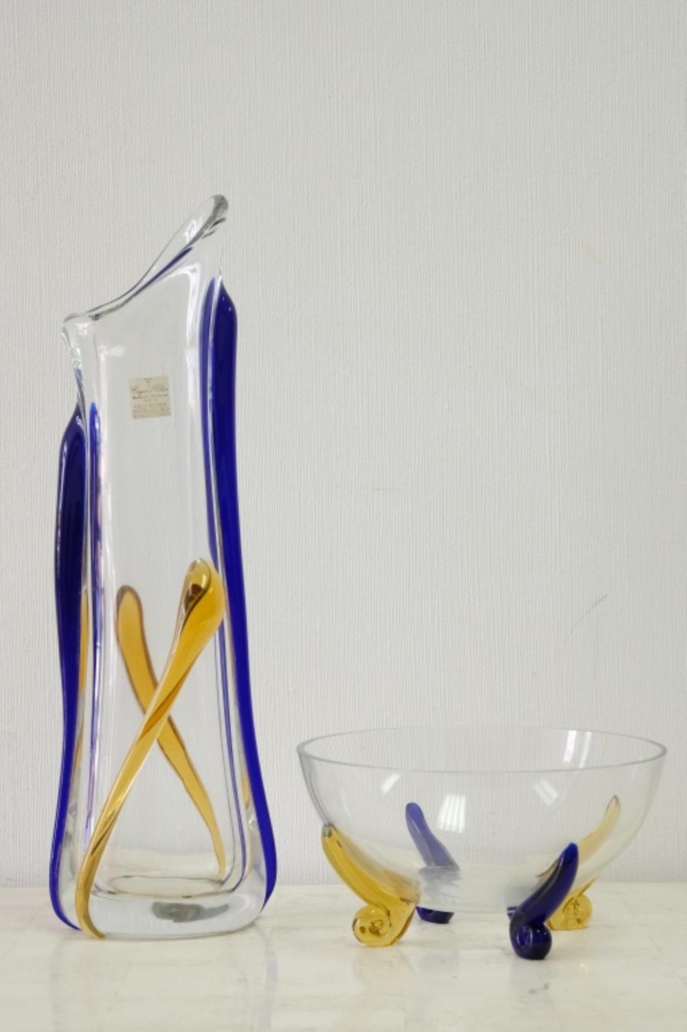 CRYSTAL CLEAR CZECH REPUBLIC VASE &