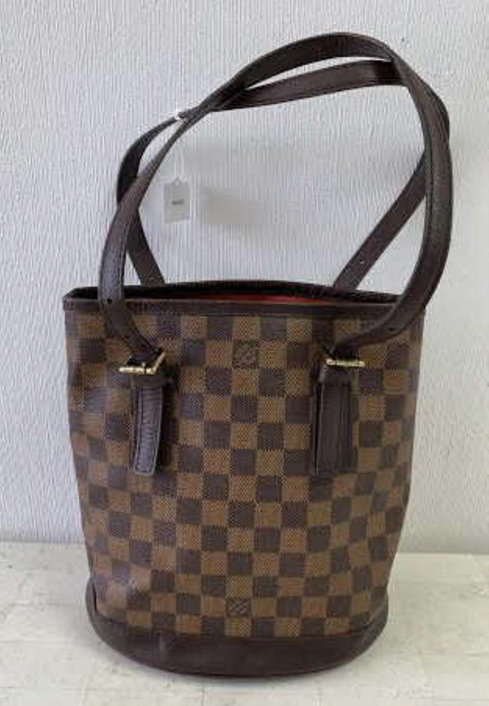 LOUIS VUITTON BROWN MARAIS SHOULDER 2d5404