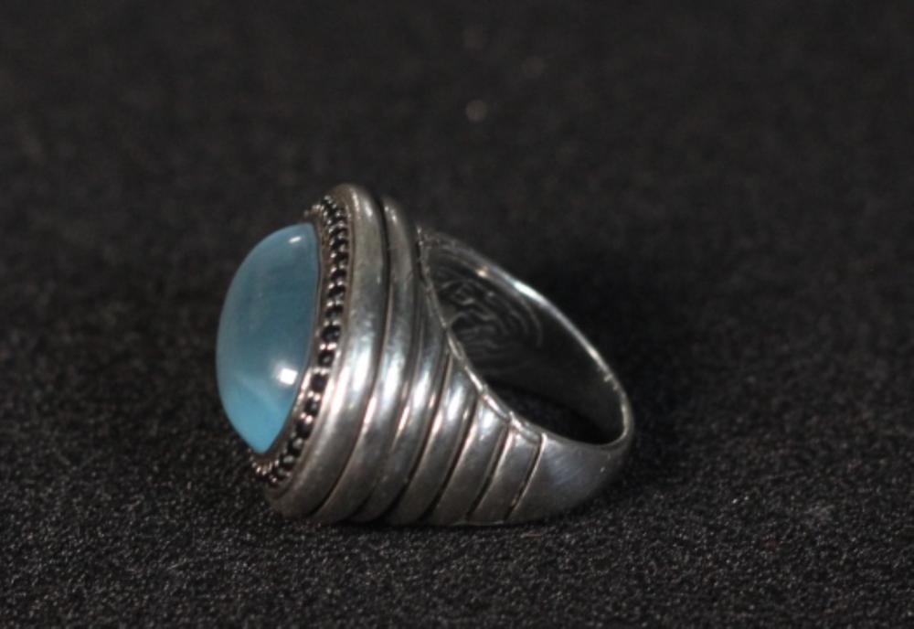 JOHN HARDY STERLING & BLUE TOPAZ