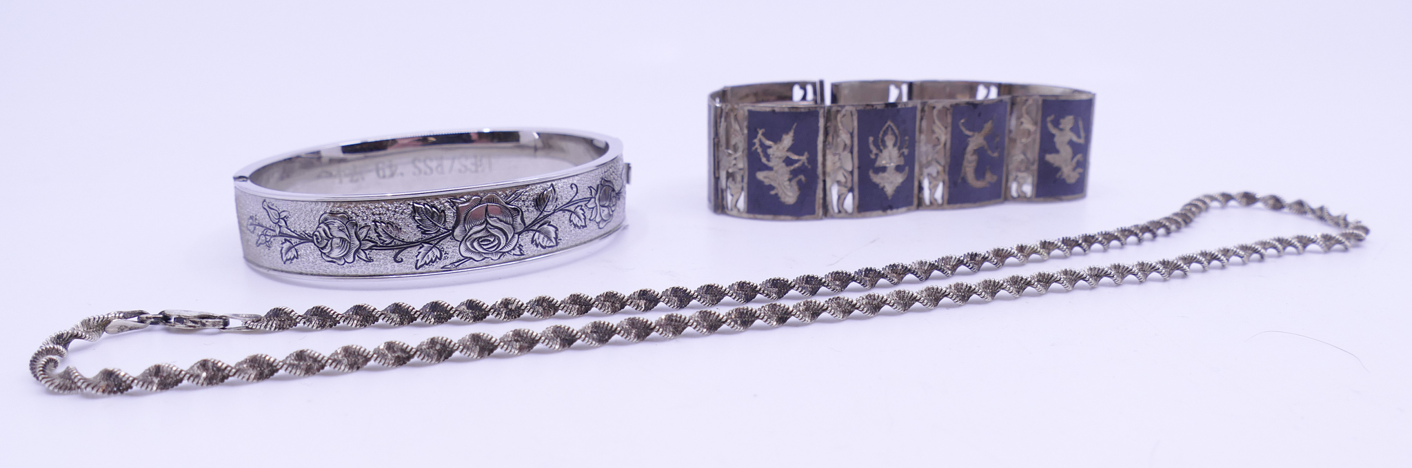 Box Siam Sterling Bracelet Etc  2d5f84