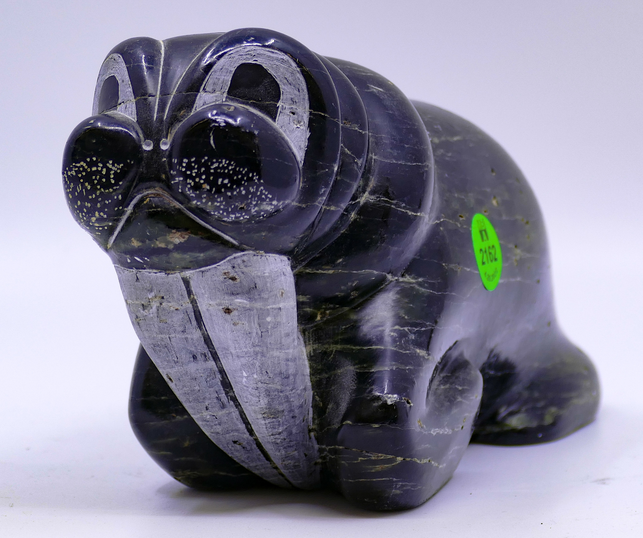 Leon Anderson Aleut Soapstone Seal