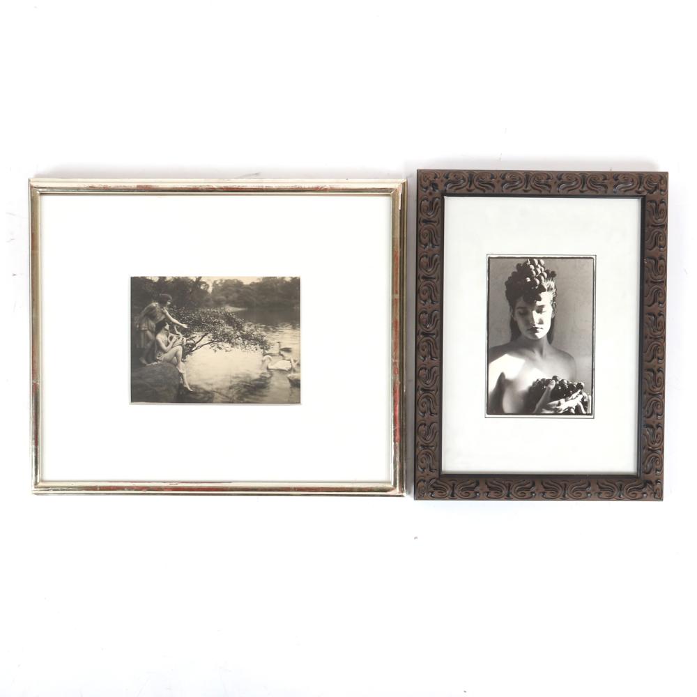 TWO PRE RAPHAELITE VINTAGE 1930S 2d8ca3