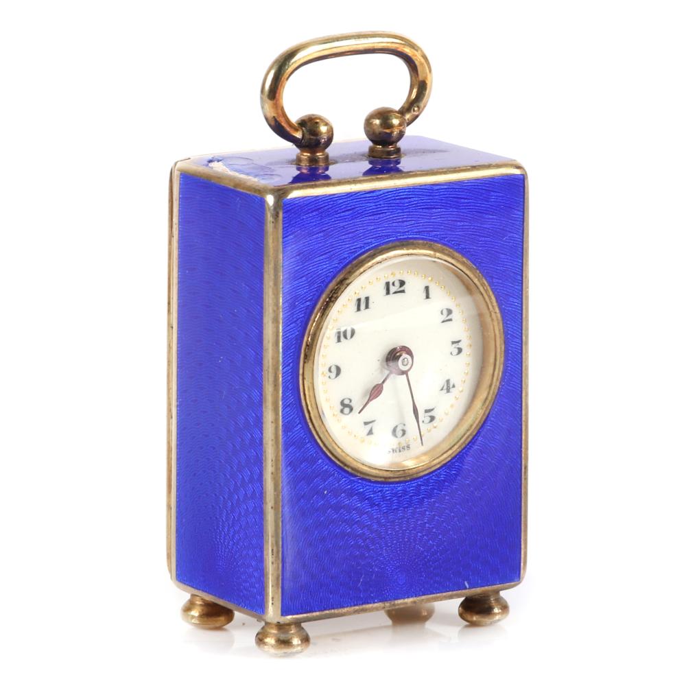 VALME FRENCH GUILLOCHE BLUE ENAMEL 2d8cc0