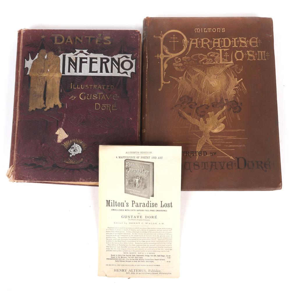 TWO GUSTAVE DORE ALTEMUS EDITION