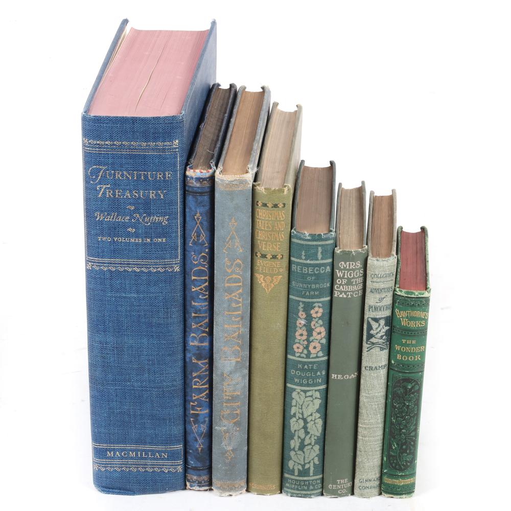 EIGHT VINTAGE BOOKS: REBECCA OF