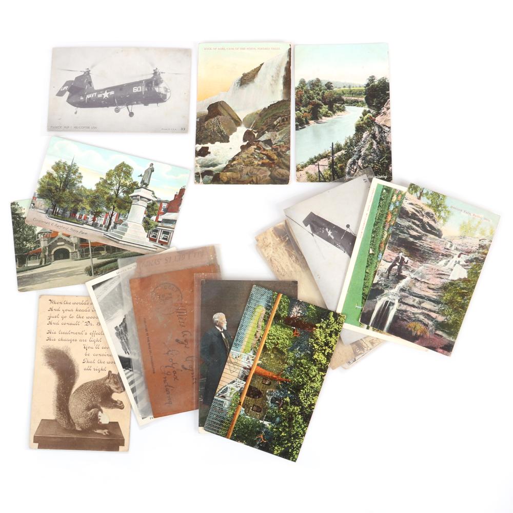 SEVENTEEN VINTAGE ANTIQUE POSTCARDS  2d8dea