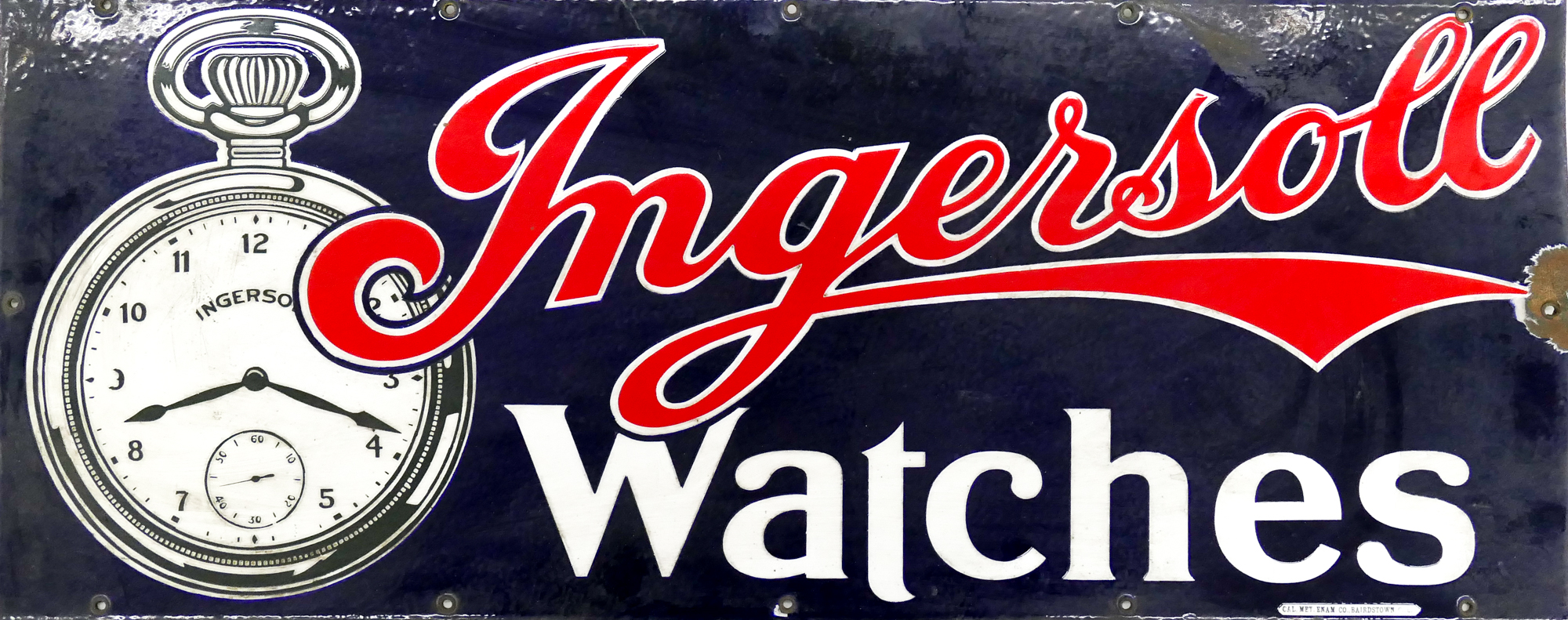 Ingersoll Watches Porcelain Advertising 2d9b09