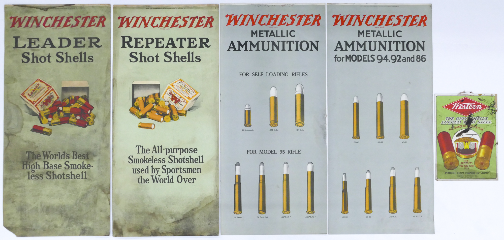5pc 1920's Winchester & Western