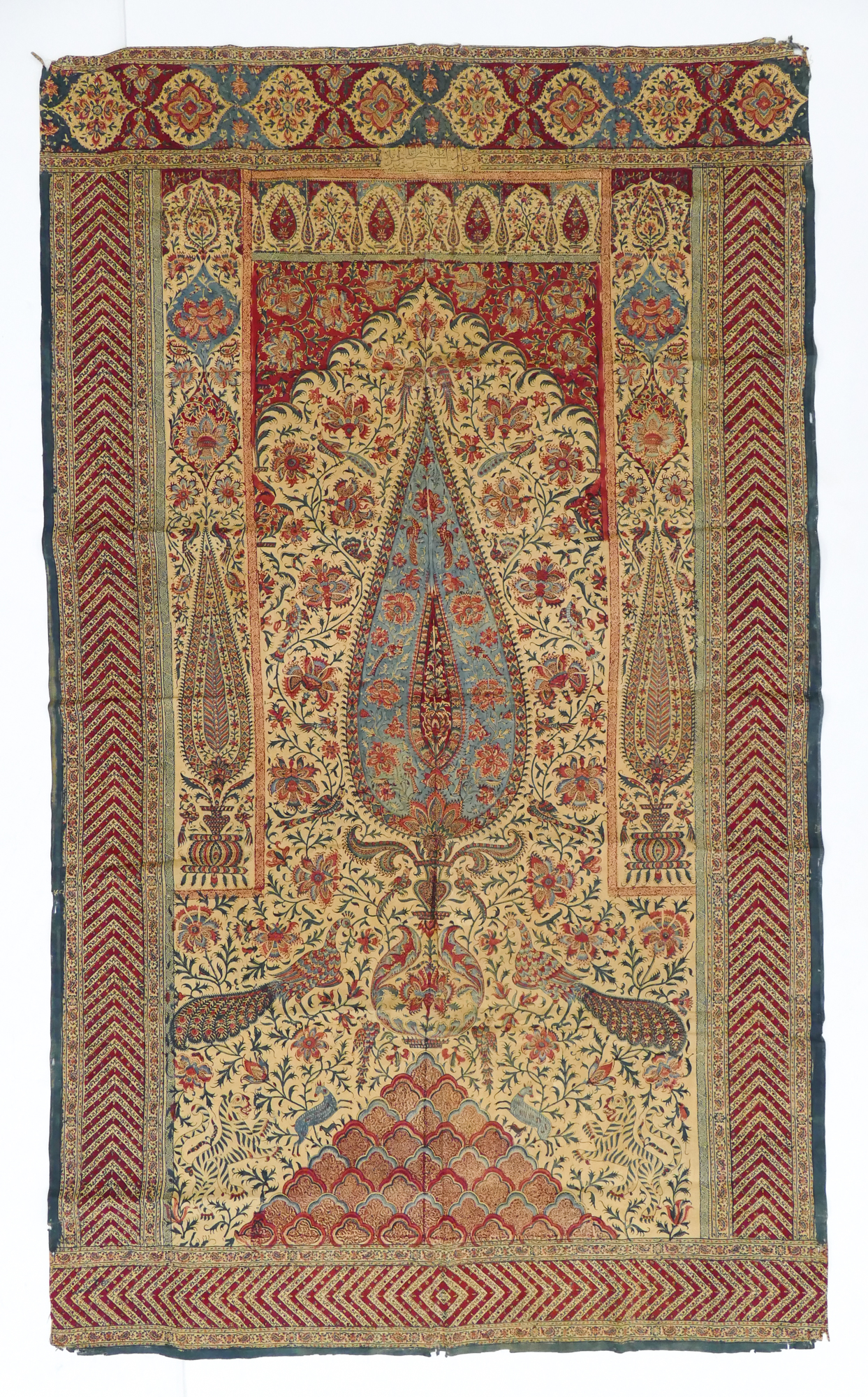 Qalamkar 'Fabric Painting' Textile,