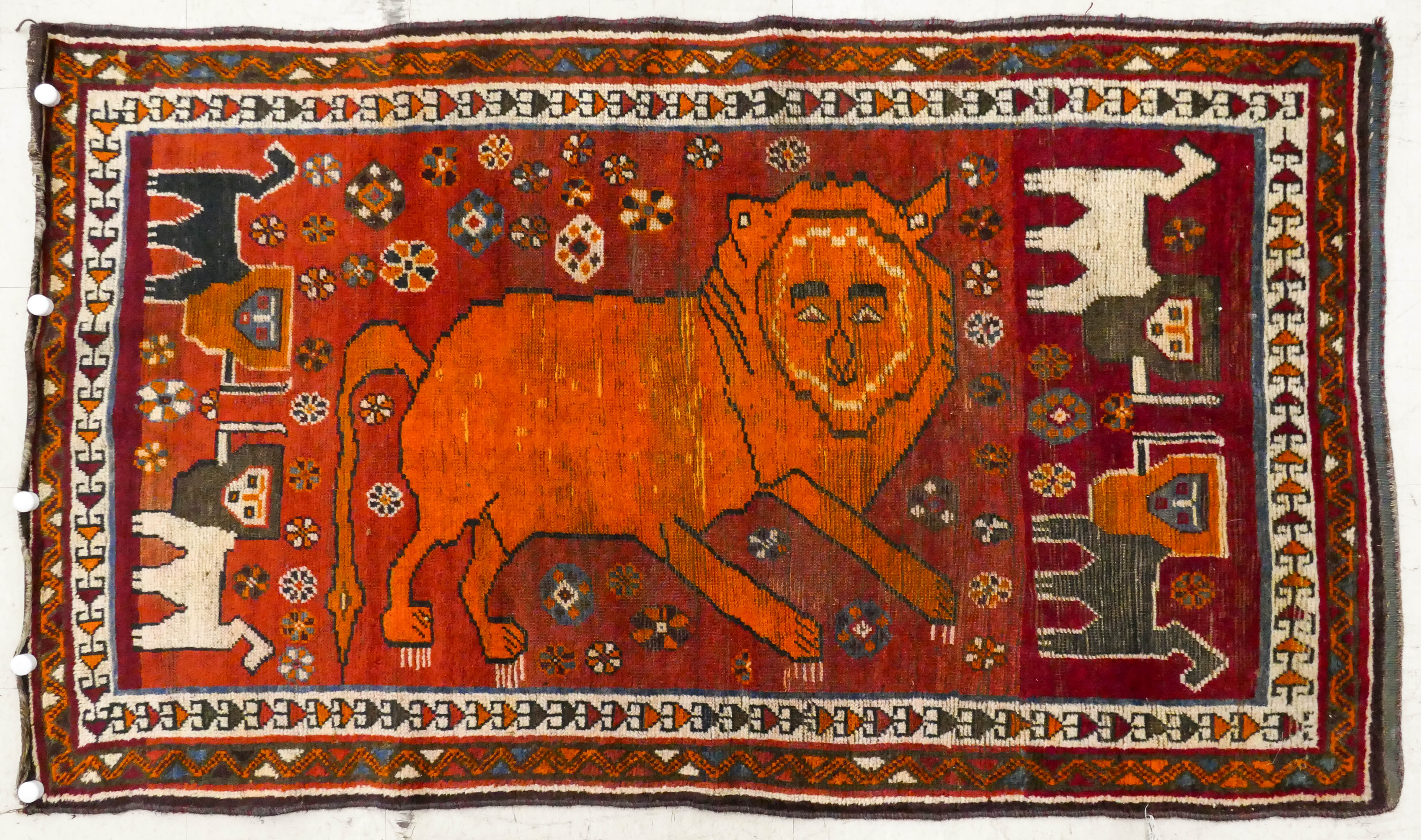 Semi Antique Kurdish Lion Oriental 2d9bb5
