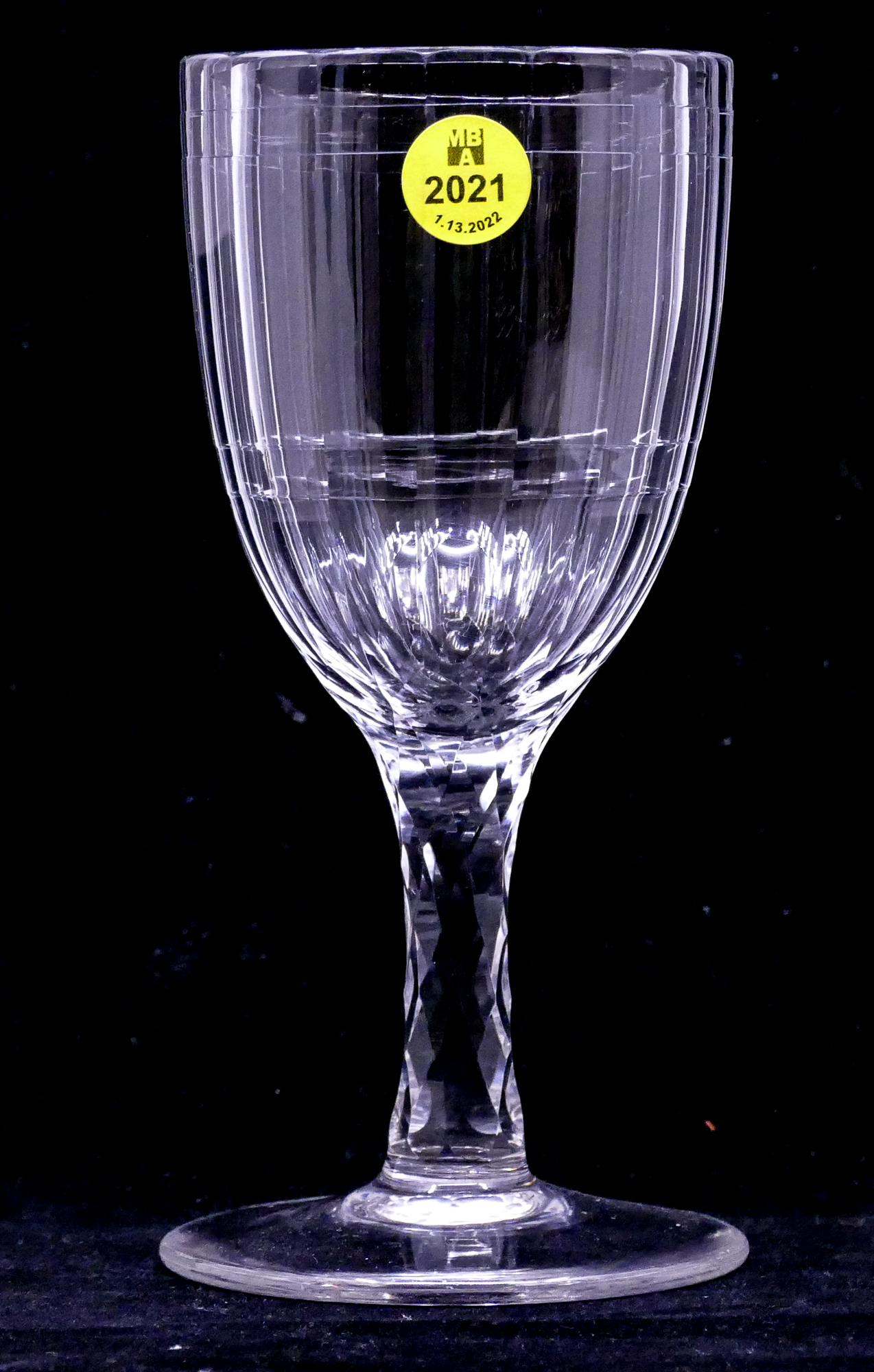 English Georgian Cut Crystal Chalice  2d9d8e