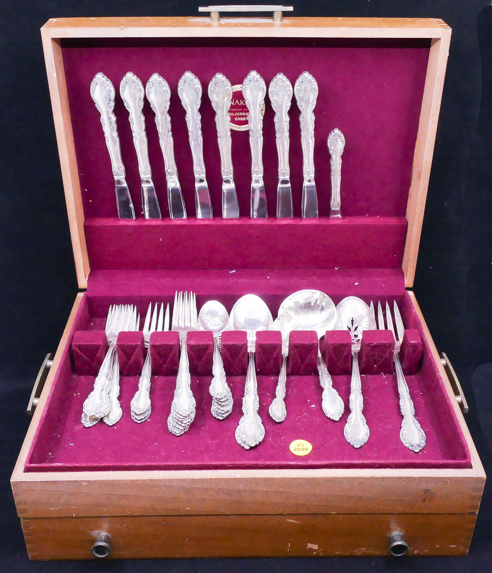 40pc Oneida Heirloom Sterling Flatware  2d9d96