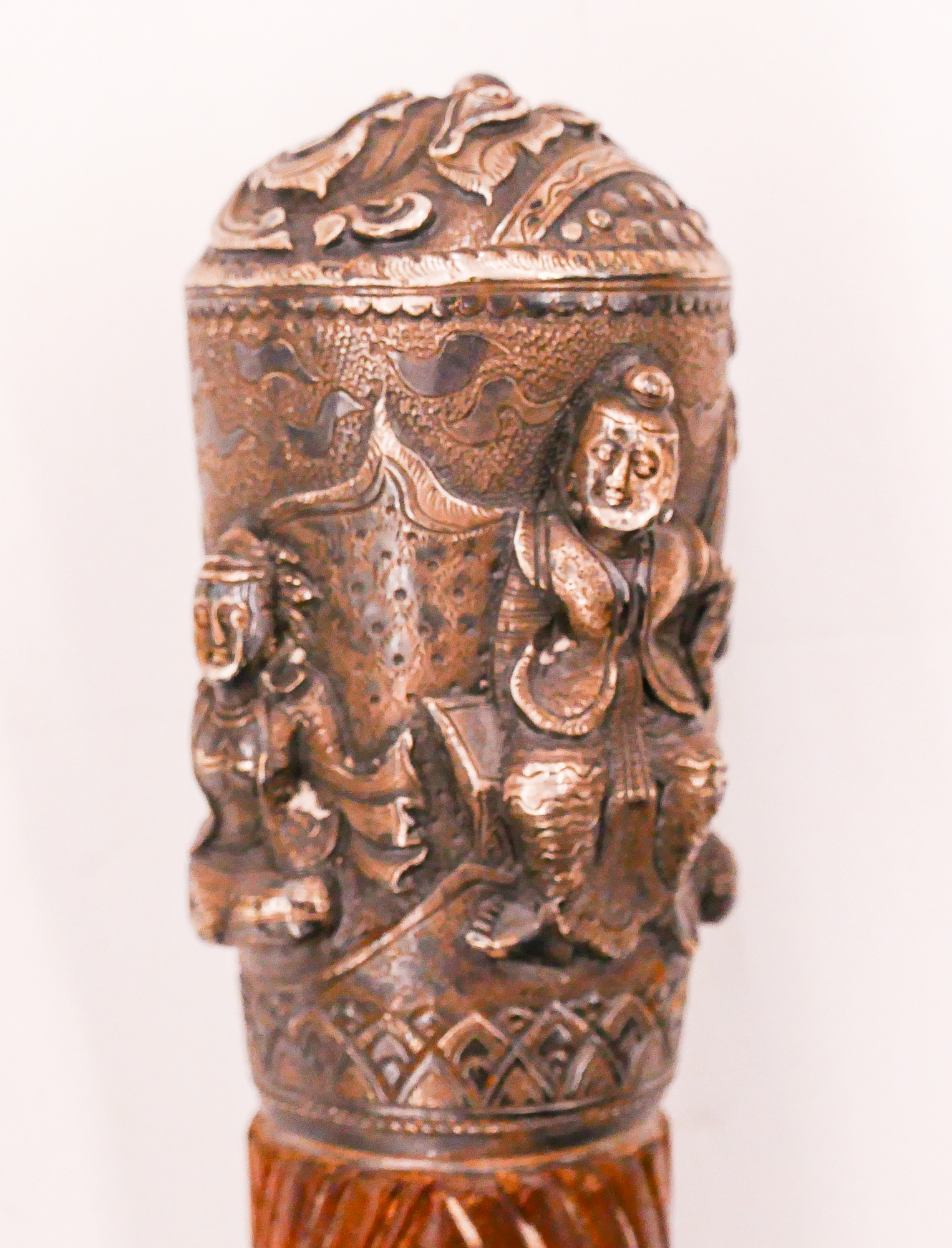 Antique Burmese Silver Repousse 2d9dfc