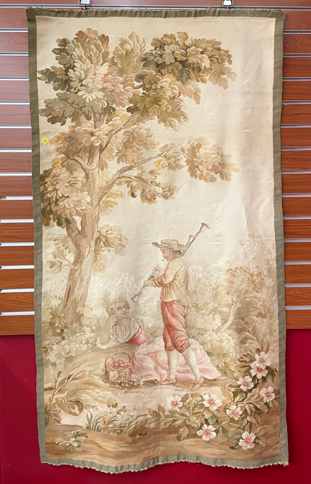 French Courting Scene Hanging Tapestry  2d9e79