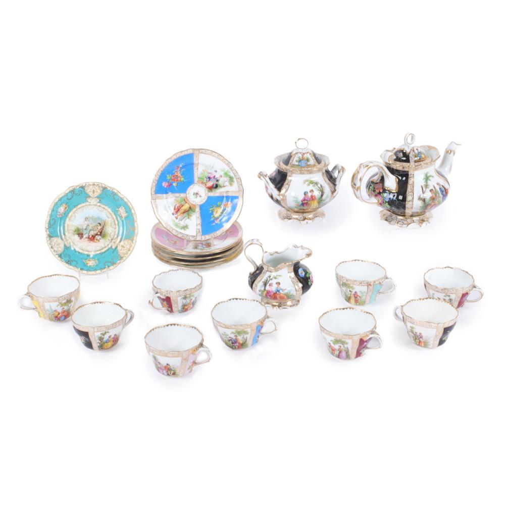 DRESDEN PANEL PORCELAIN 19PC TEA 2d7a22