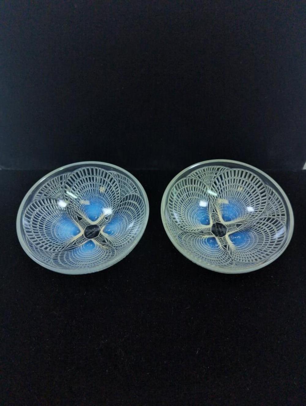 PAIR RENE LALIQUE COQUILLE  2d7a5d