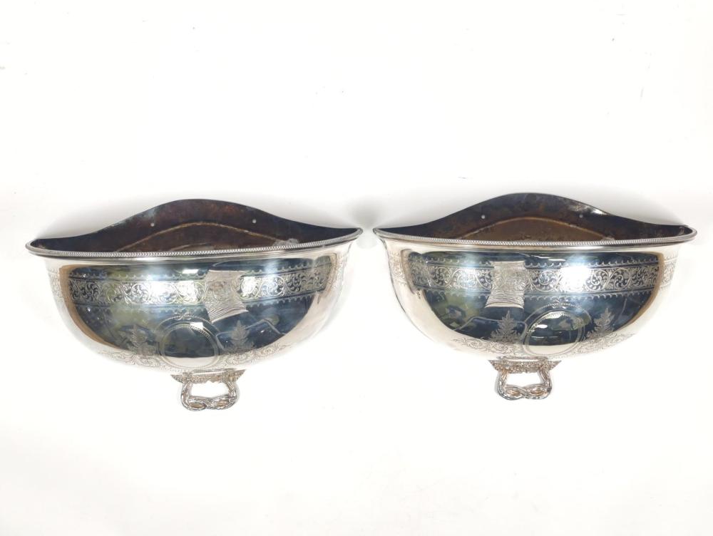 PAIR ENGLISH SHEFFIELD SILVER PLATED 2d7abd